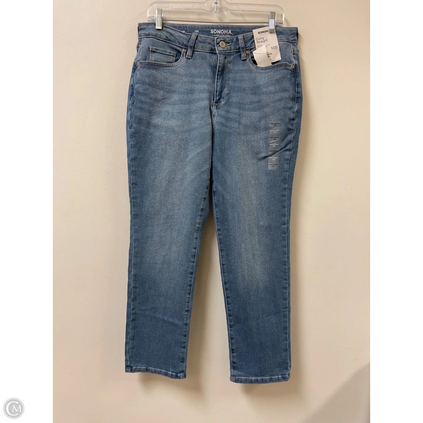 Jeans Straight By Sonoma In Blue Denim, Size: 10p