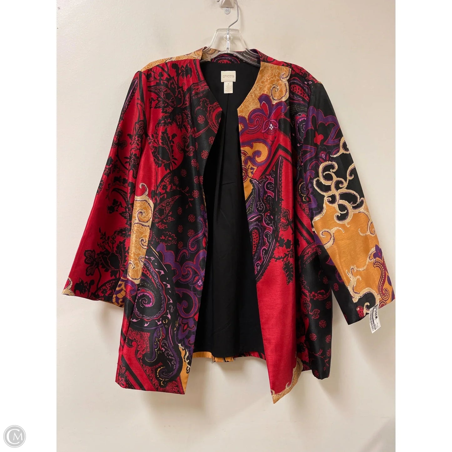 Blazer By Chicos In Multi-colored, Size: Xl