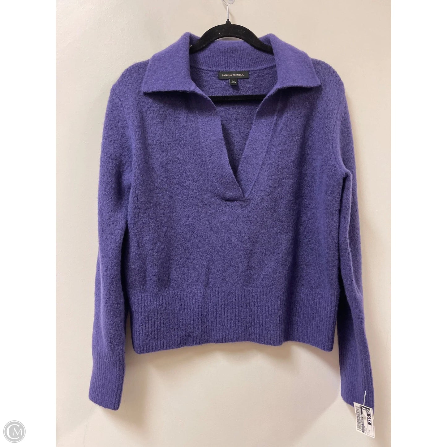 Sweater By Banana Republic In Purple, Size: M