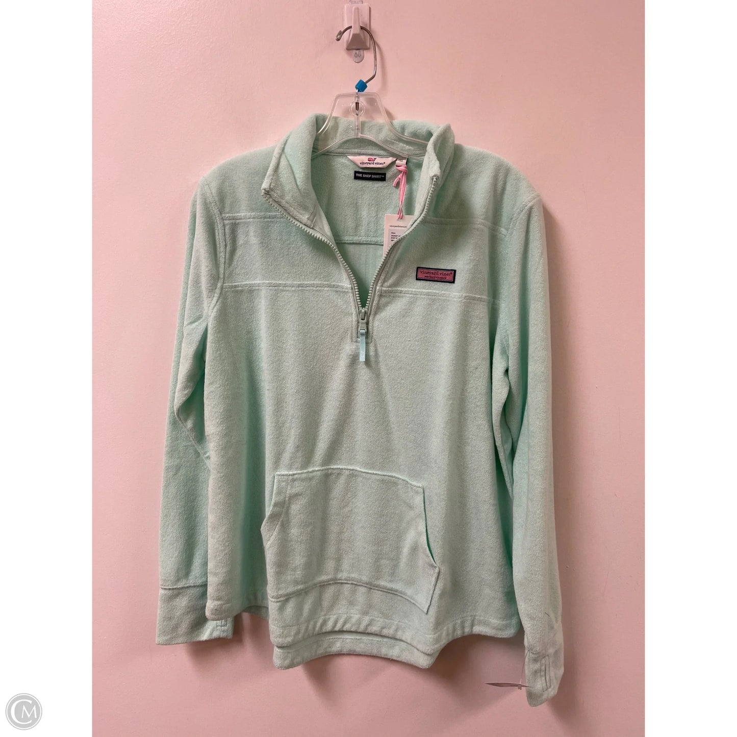 Sweater By Vineyard Vines In Aqua, Size: M