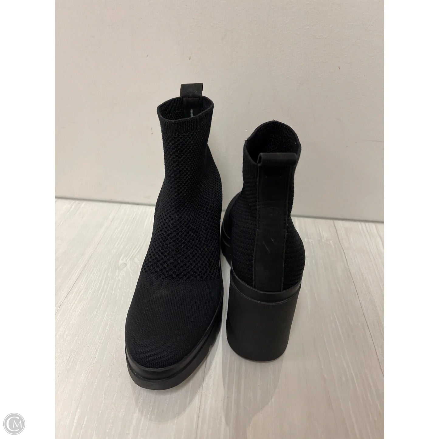 Boots Ankle Flats By Eileen Fisher In Black, Size: 9.5