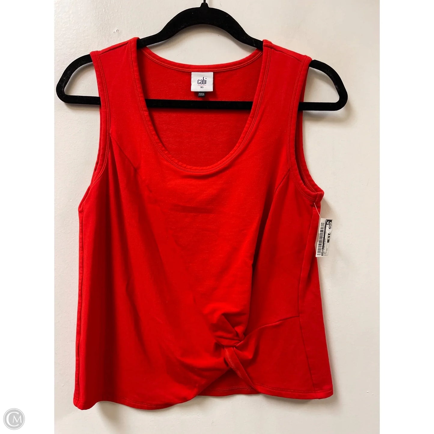 Top Sleeveless By Cabi In Red, Size: Xs