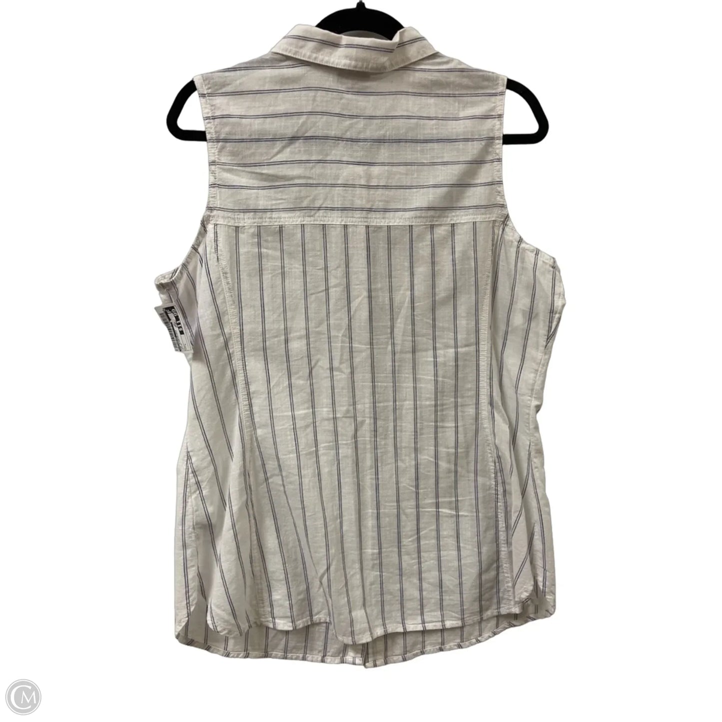 Top Sleeveless By Columbia In White, Size: L