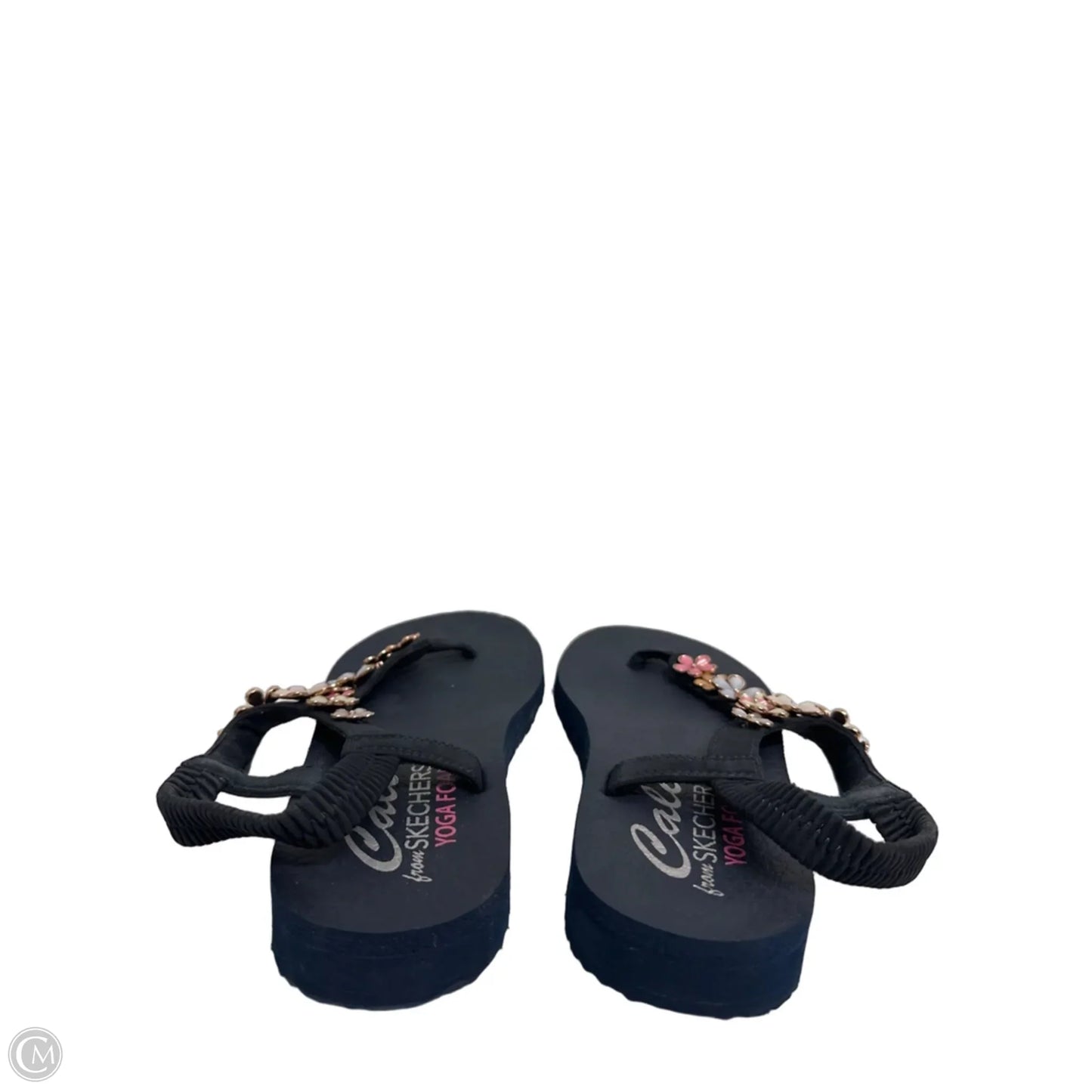 Sandals Flats By Skechers In Navy, Size: 7.5