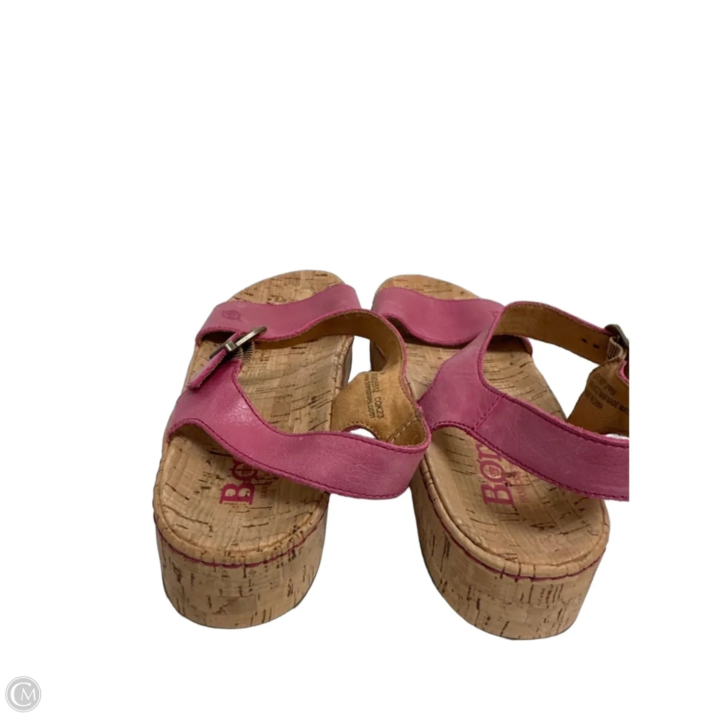 Sandals Heels Platform By Born In Pink, Size: 8