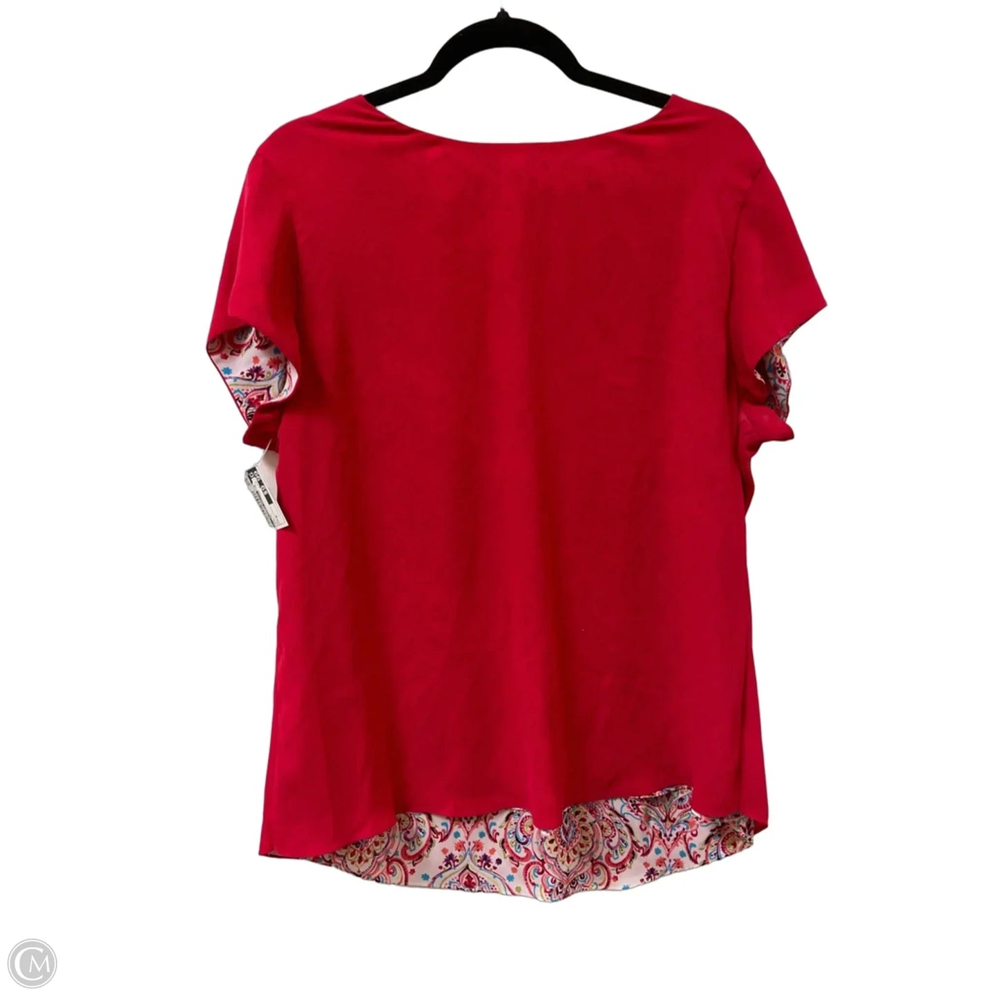 Top Short Sleeve By Clothes Mentor In Pink, Size: M