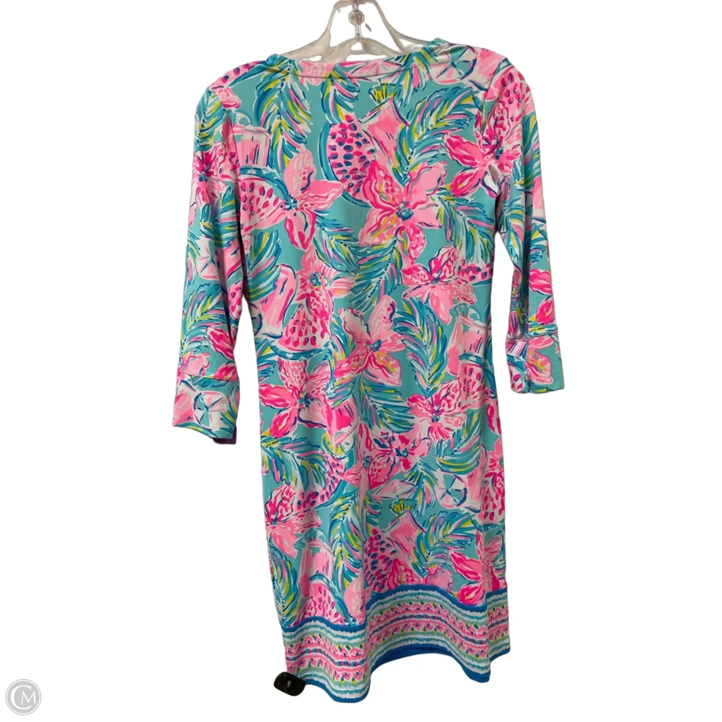Dress Designer By Lilly Pulitzer In Blue & Pink, Size: Xs