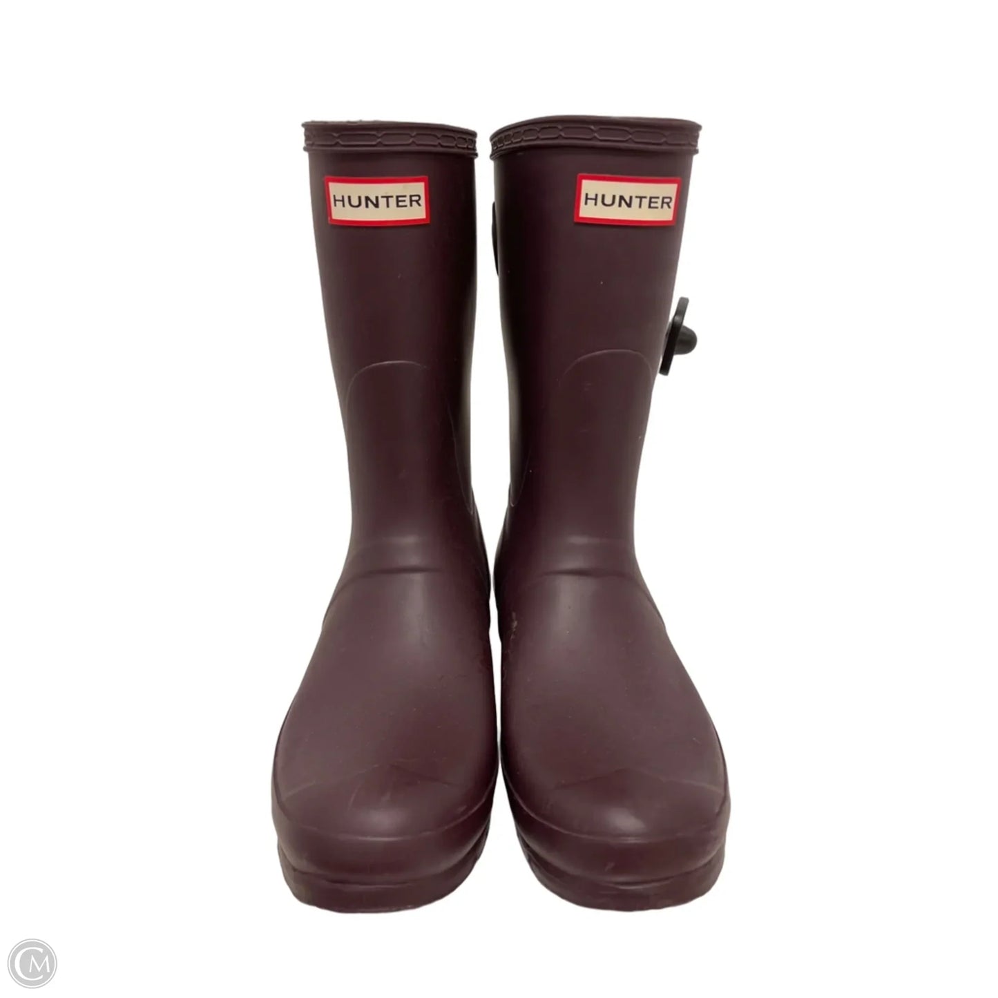 Boots Rain By Hunter In Purple, Size: 9