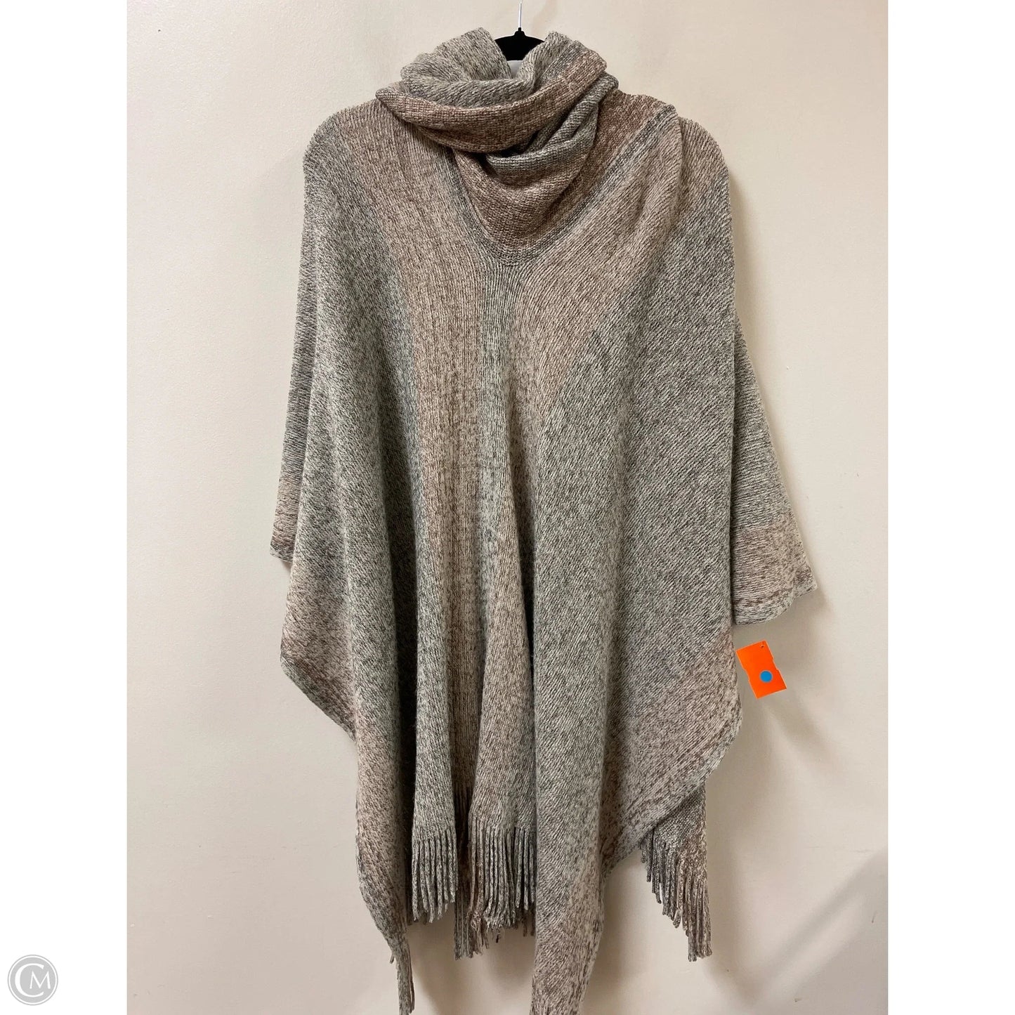 Shawl By Anthropologie In Grey, Size: Xl