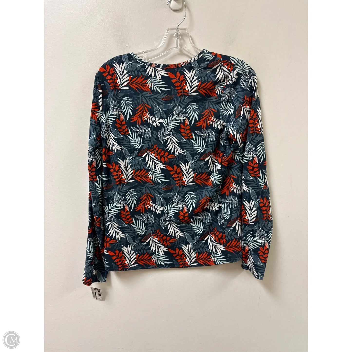 Top Long Sleeve By Hang Ten In Blue, Size: S