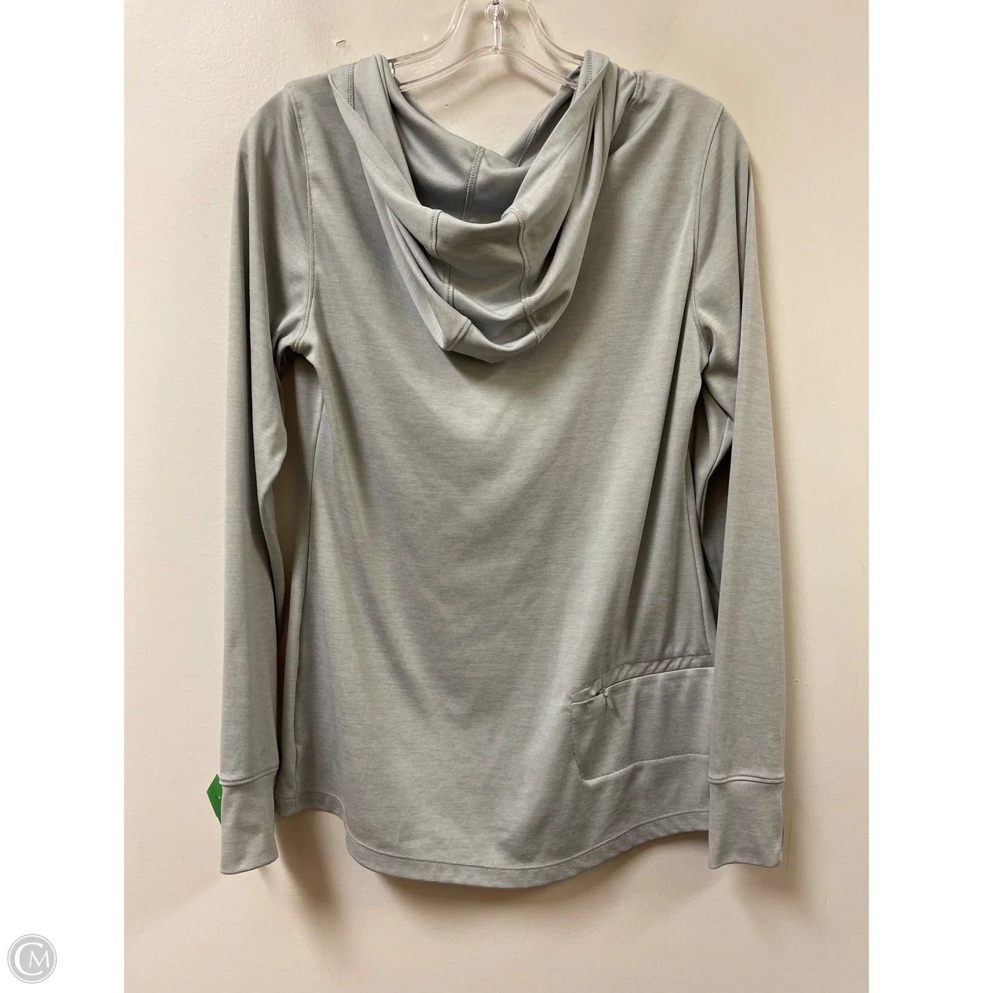 Athletic Top Long Sleeve Hoodie By Old Navy In Grey, Size: M