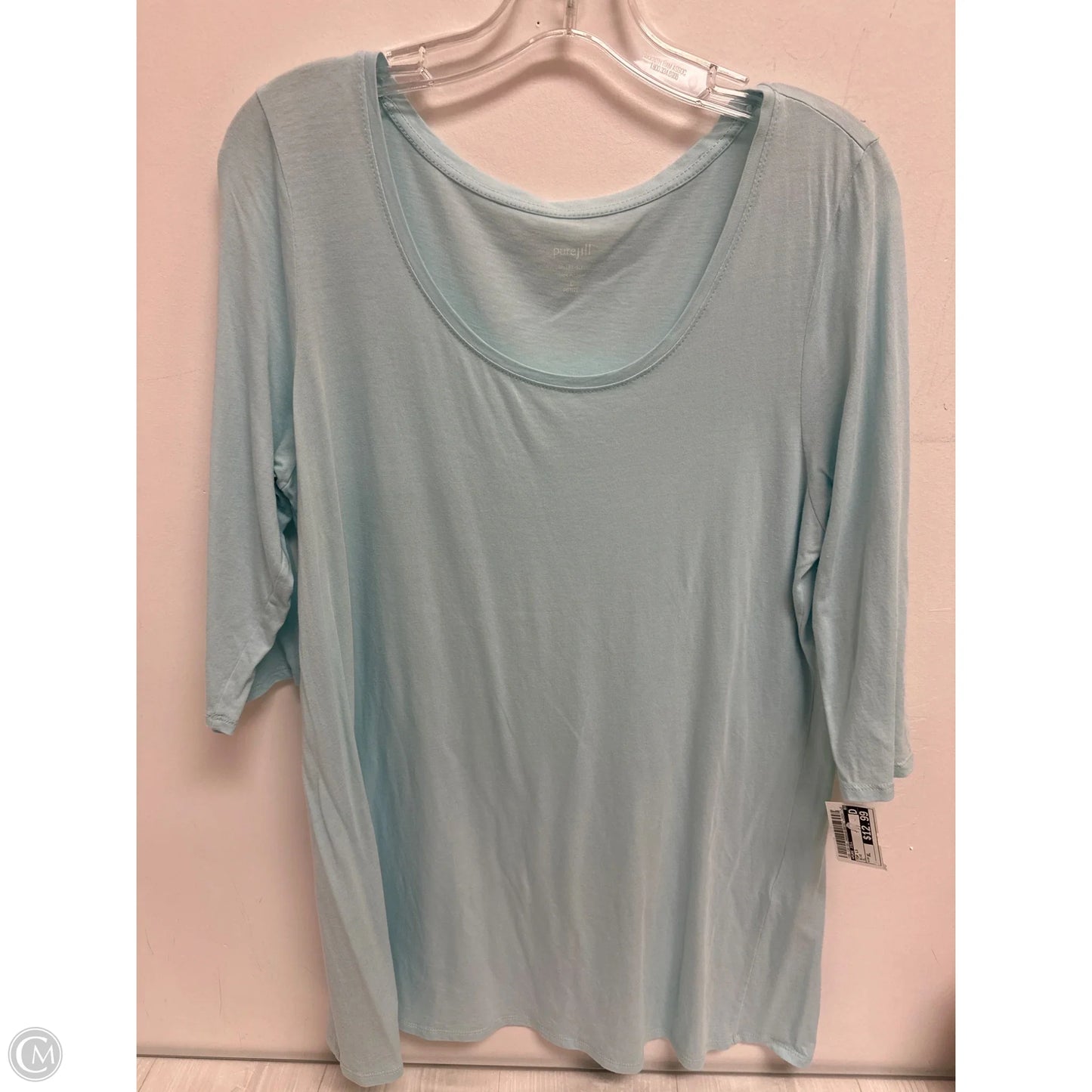 Top Long Sleeve By Pure Jill In Blue, Size: Xl