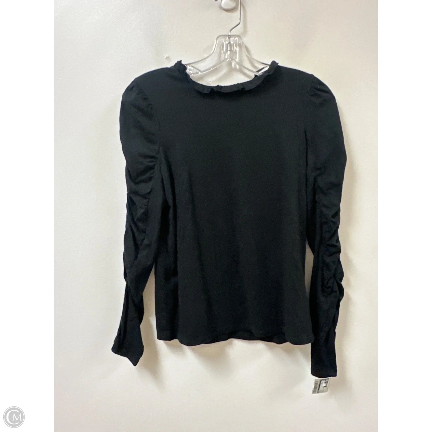 Top Long Sleeve By Maeve In Black, Size: S