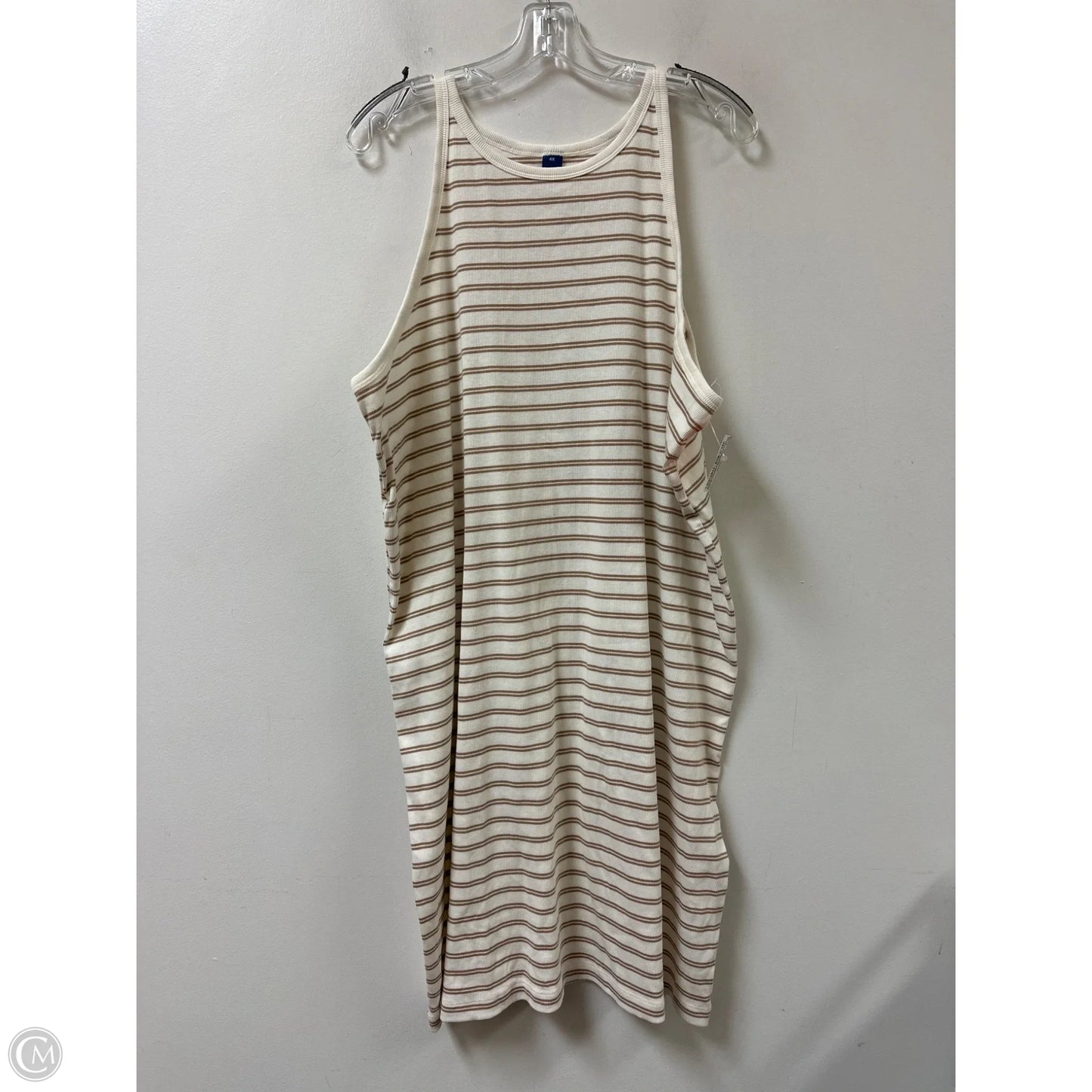 Dress Casual Midi By Old Navy In Striped Pattern, Size: 4x