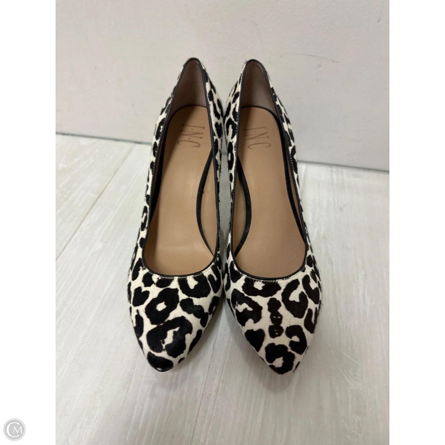 Shoes Heels Stiletto By Inc In Black & White, Size: 8.5