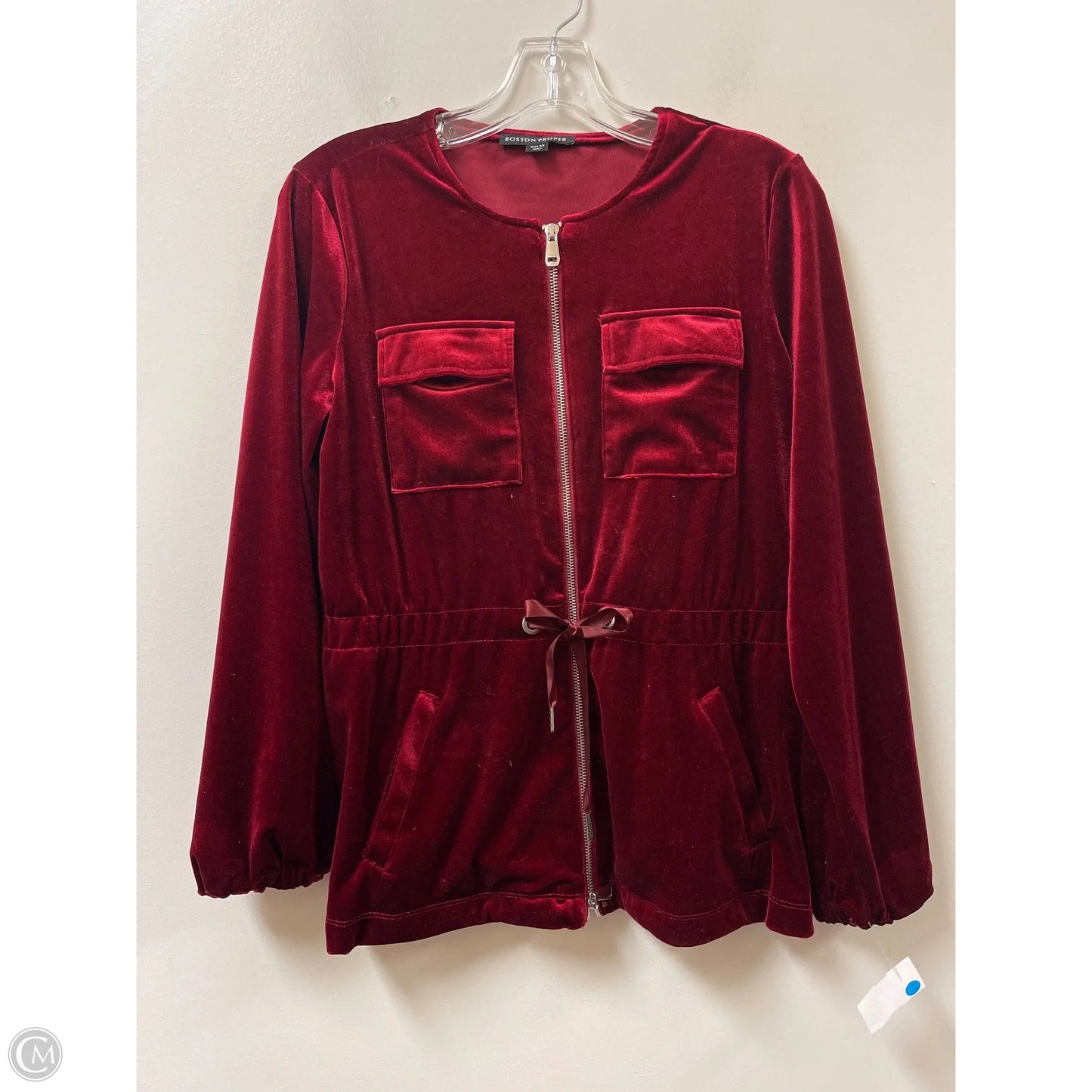 Jacket Other By Boston Proper In Red, Size: Xs