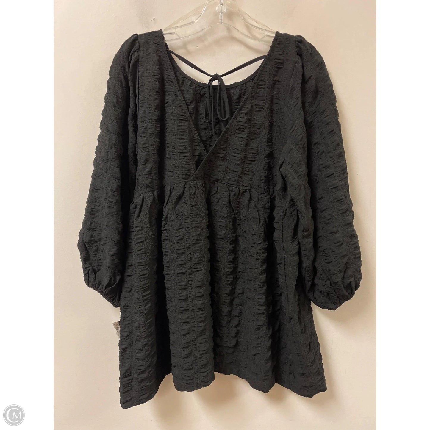Top Long Sleeve By Entro In Black, Size: L