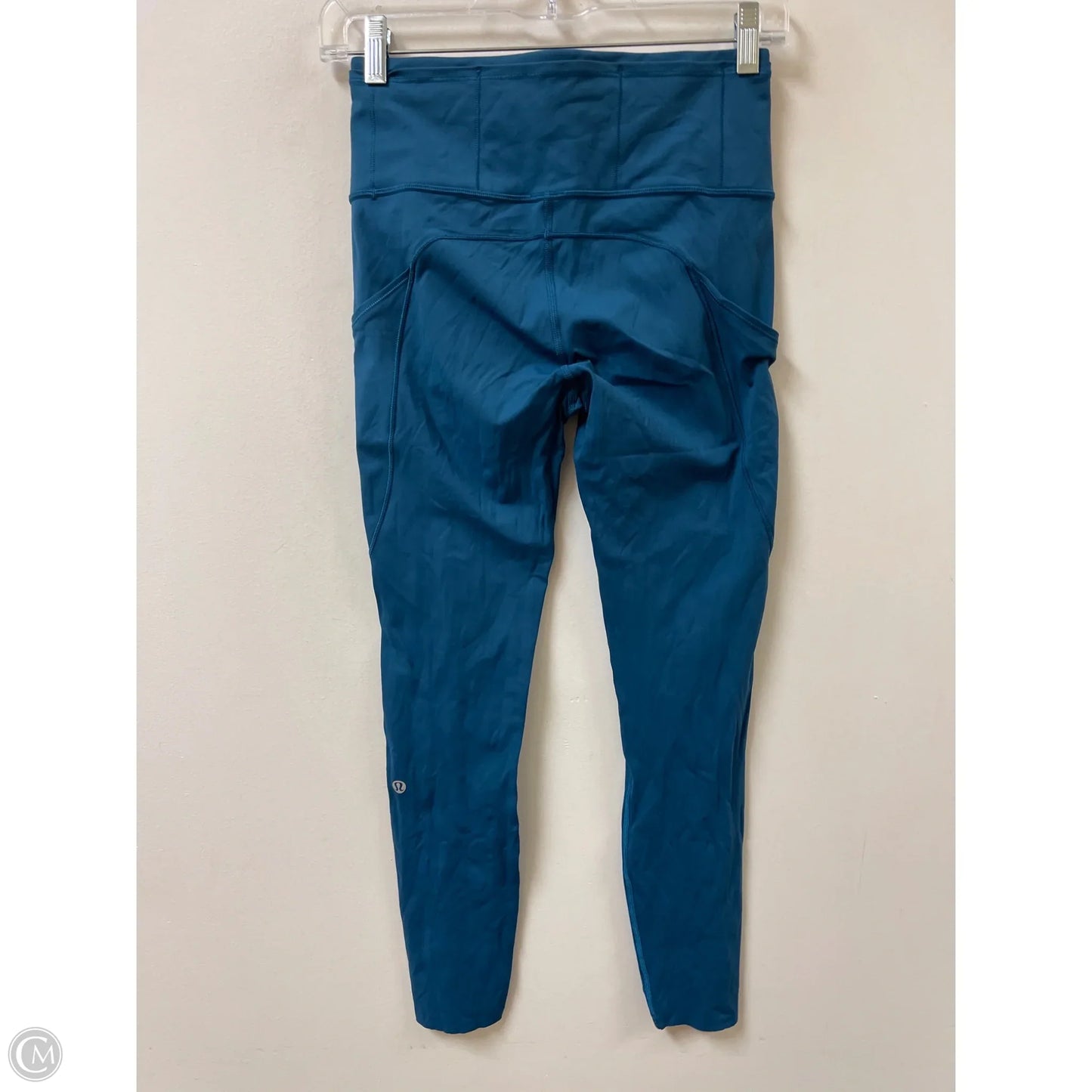 Athletic Leggings By Lululemon In Blue, Size: 6