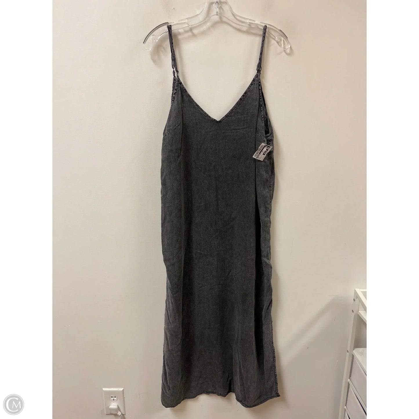 Dress Casual Maxi By Top Shop In Grey, Size: M