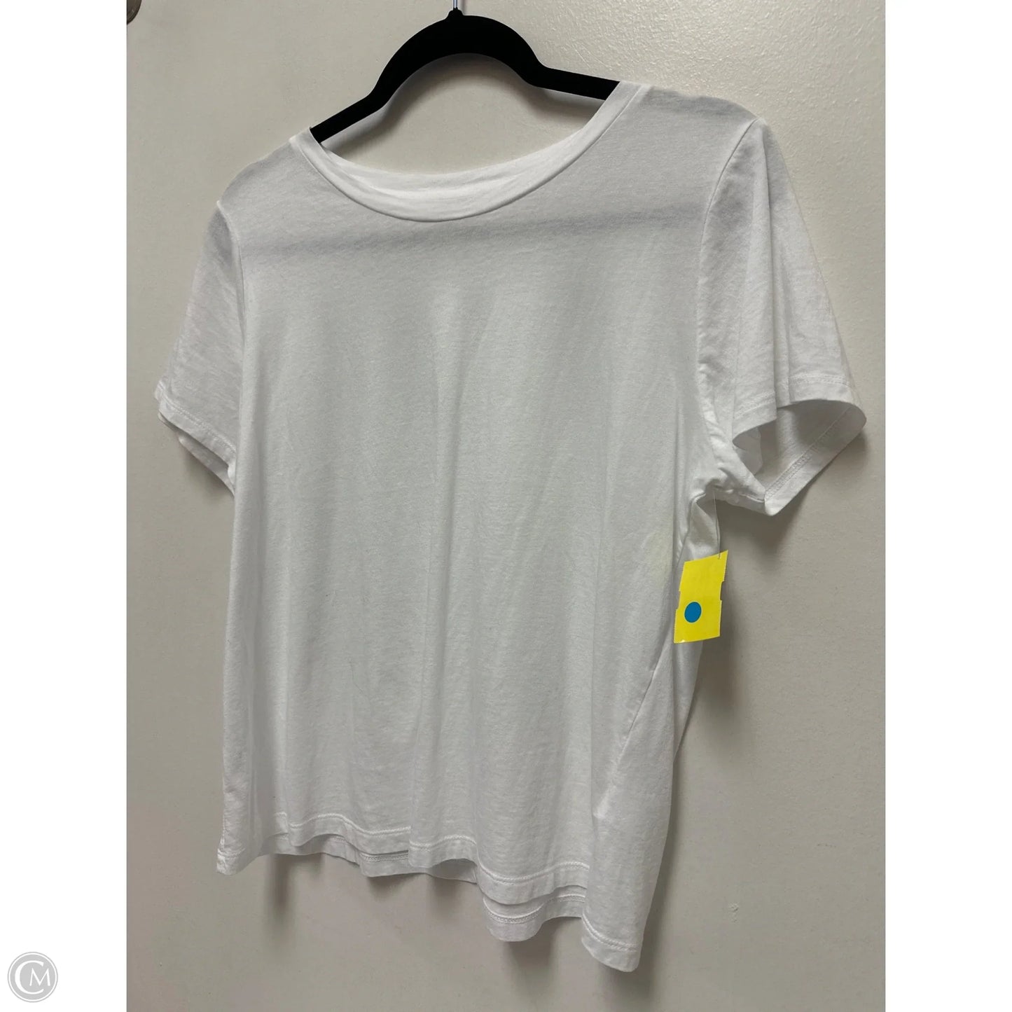 Top Short Sleeve By Bp In White, Size: L