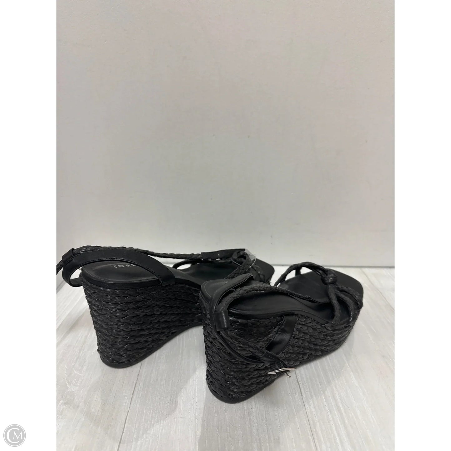 Sandals Heels Wedge By Torrid In Black, Size: 11