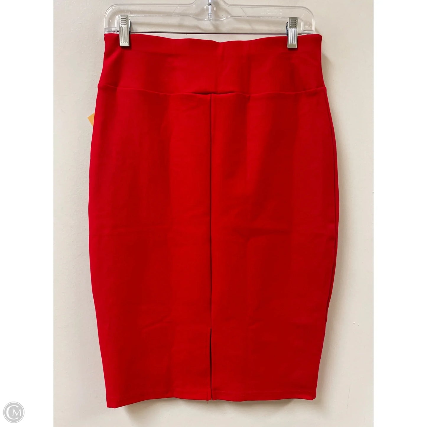 Skirt Midi By Clothes Mentor In Red, Size: 8