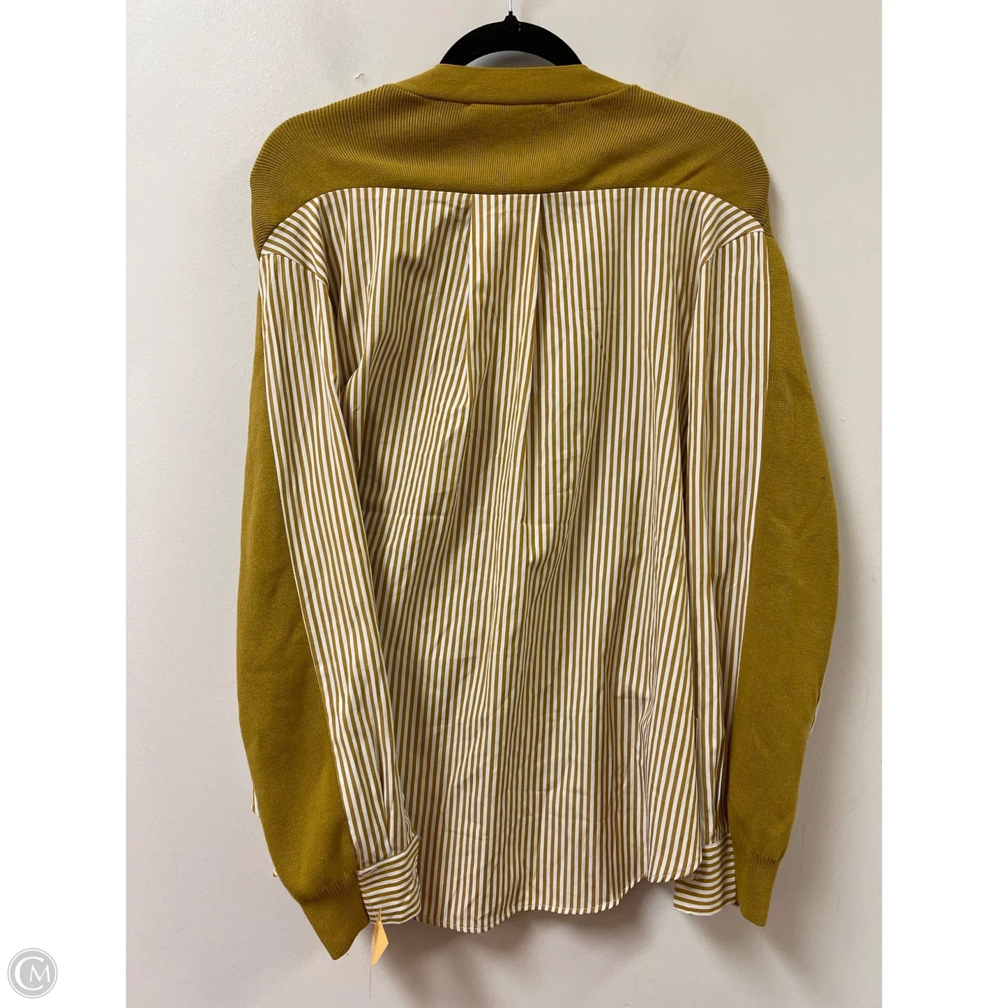 Sweater Cardigan By Ann Taylor In Brown, Size: L