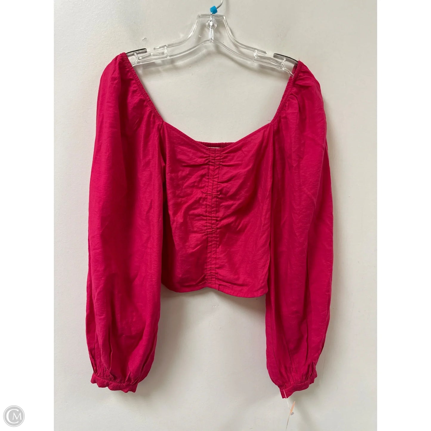 Top Long Sleeve By A New Day In Pink, Size: M