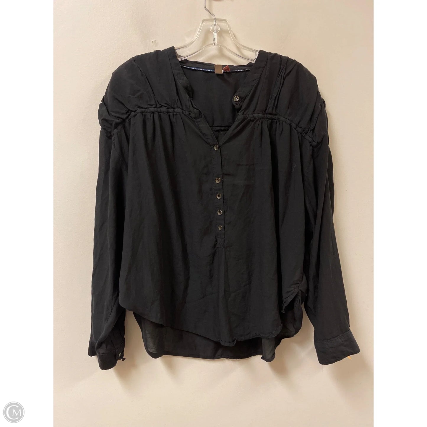 Top Long Sleeve By Pilcro In Black, Size: Xl