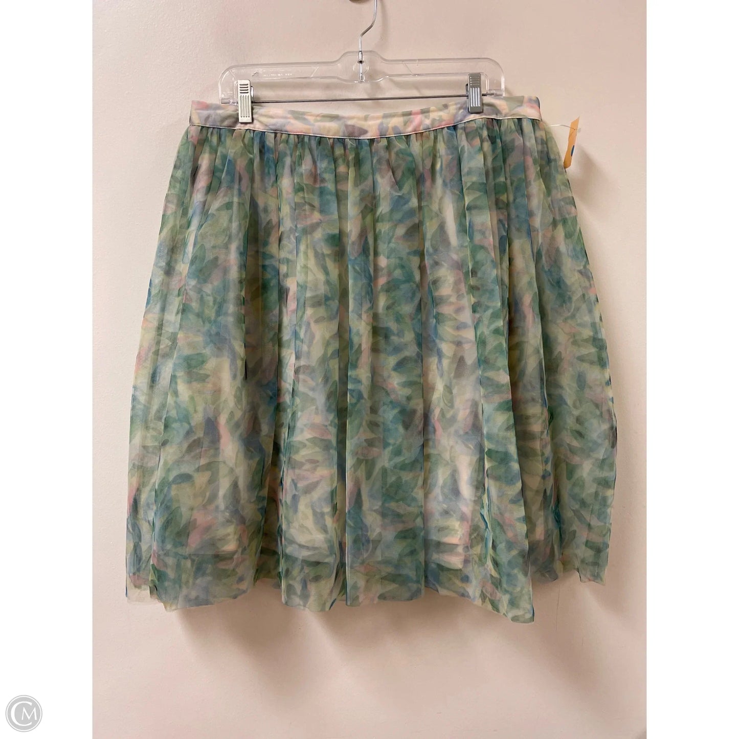 Skirt Midi By Lc Lauren Conrad In Blue & Green, Size: 16