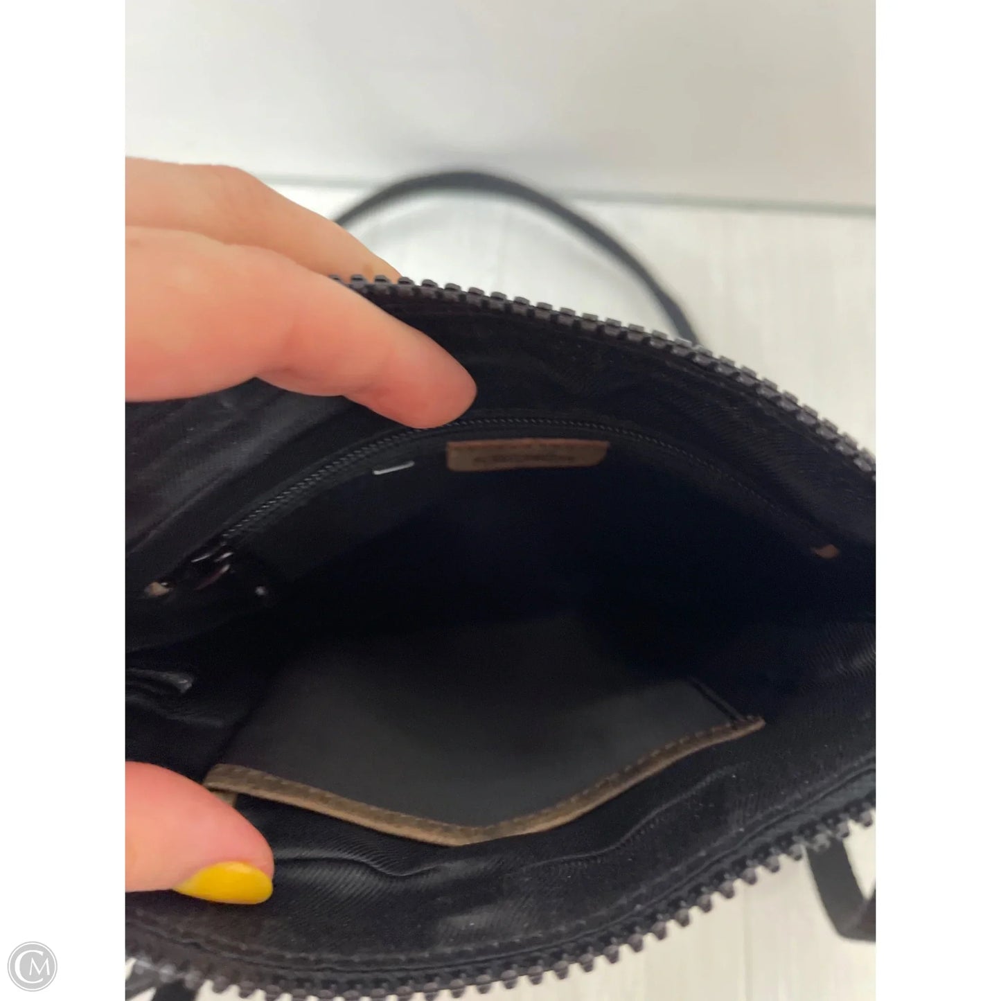 Crossbody Leather By Clothes Mentor, Size: Small