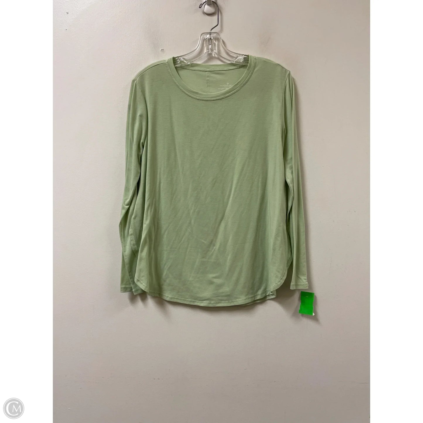 Top Long Sleeve By Antonio Melani In Green, Size: Xs