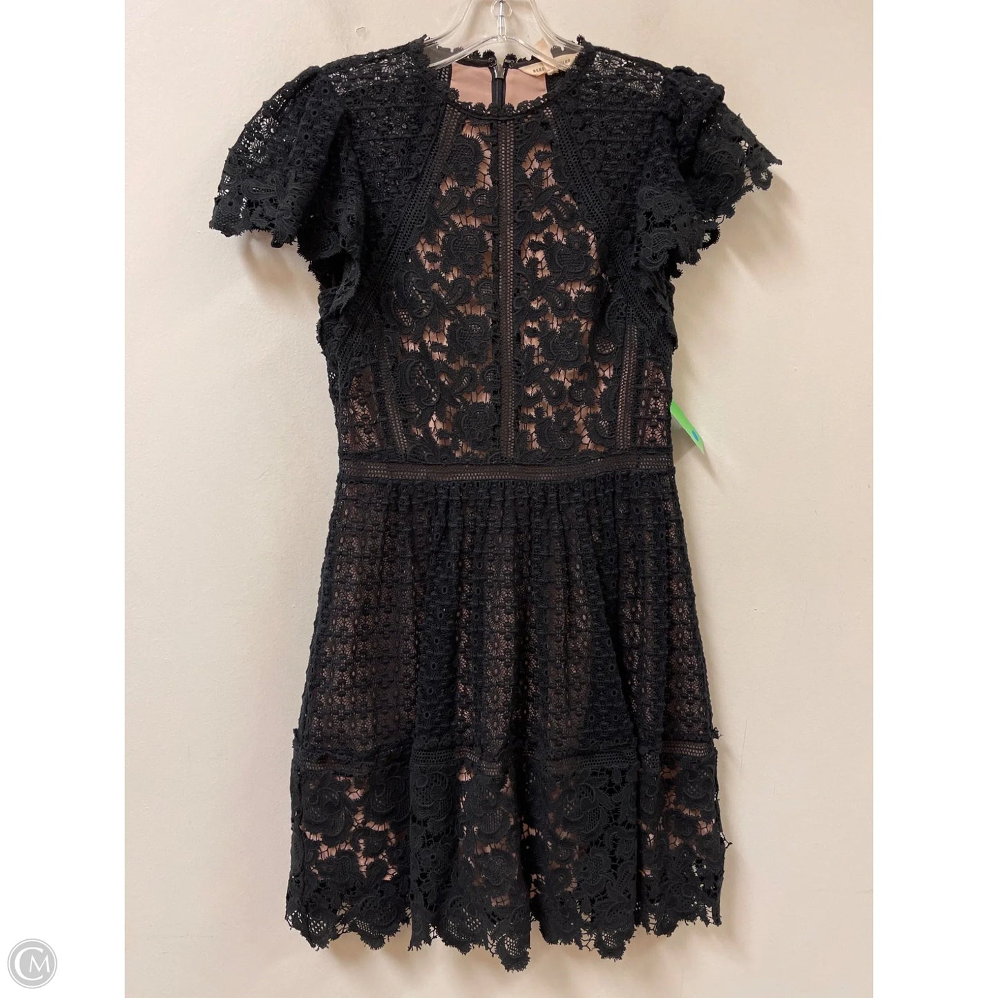 Dress Casual Short By Rebecca Taylor In Black & Cream, Size: Xs