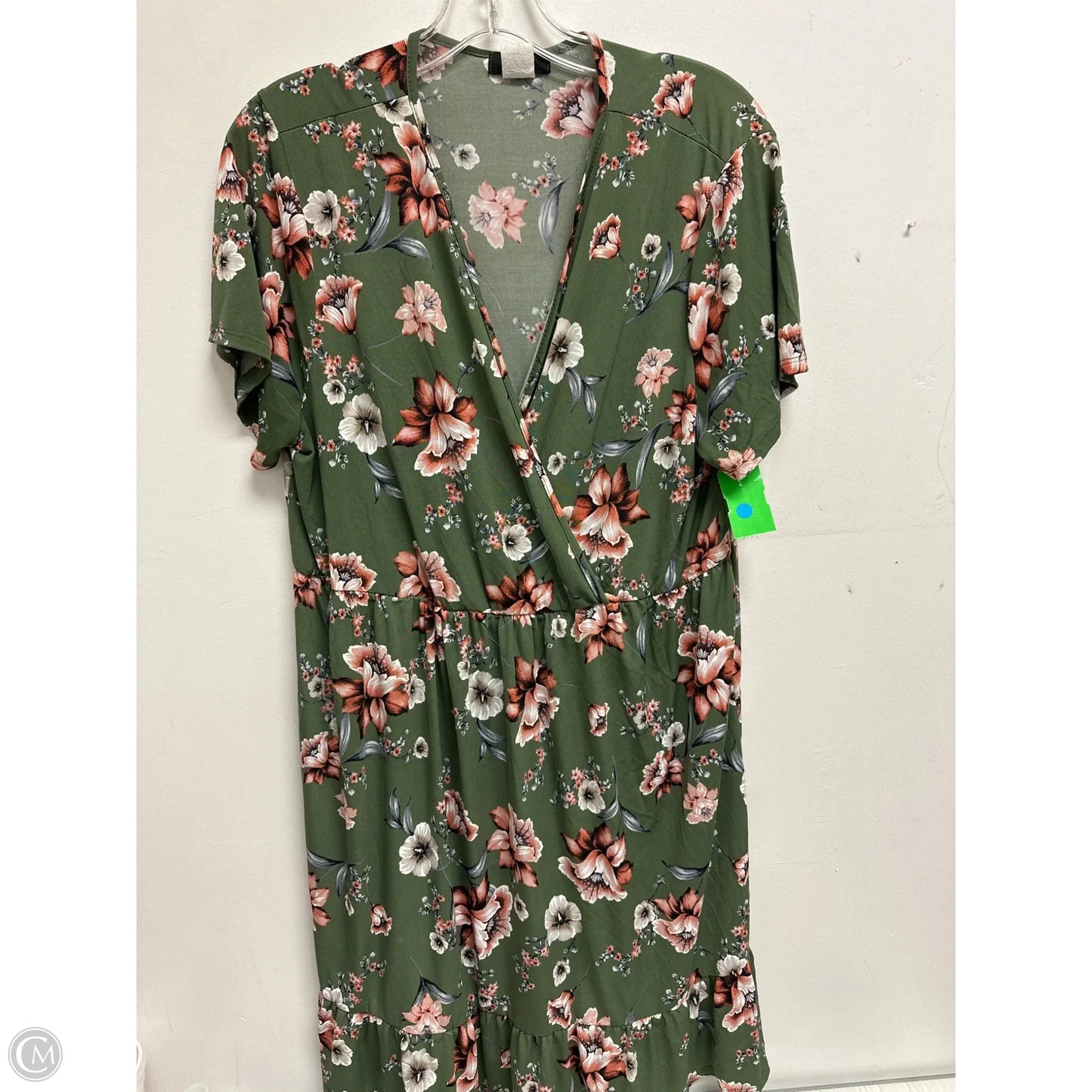 Dress Casual Short By Espresso In Green, Size: 2x