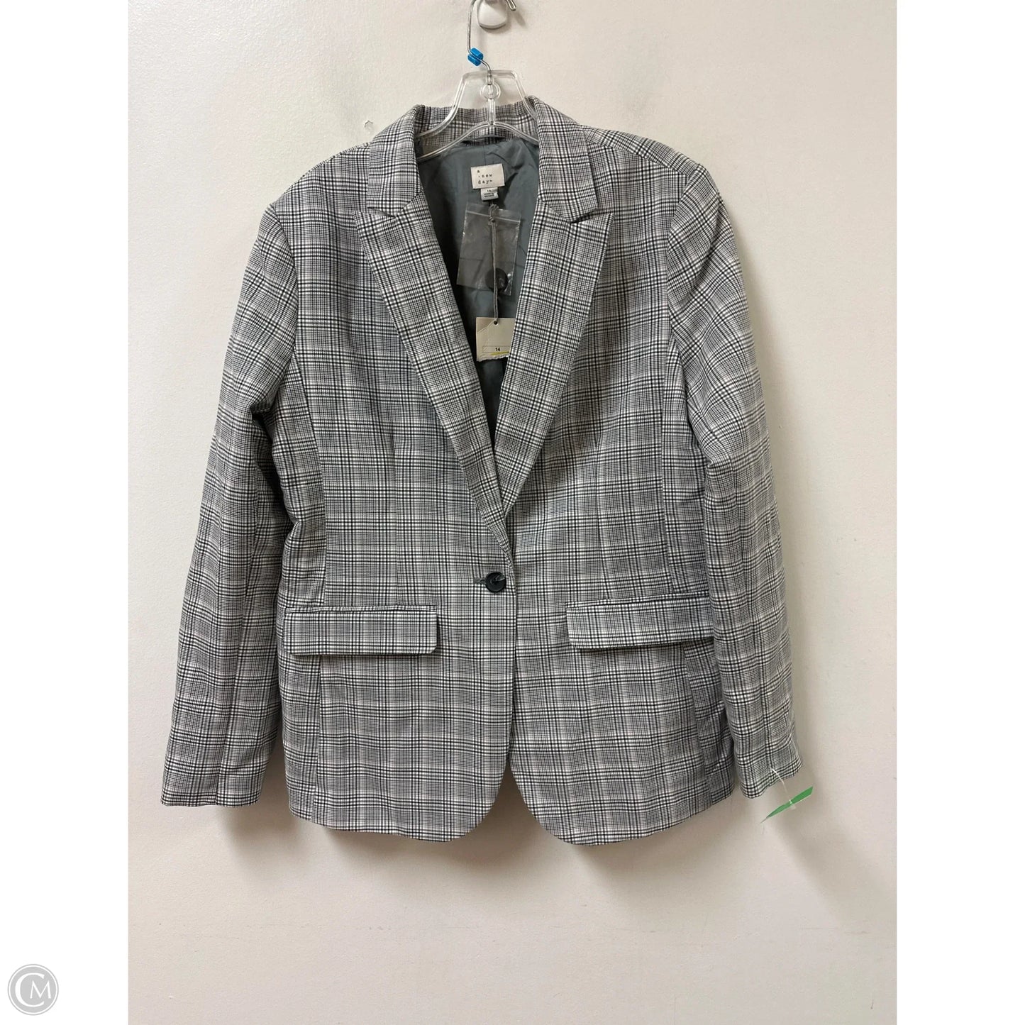 Blazer By A New Day In Grey & Pink, Size: L
