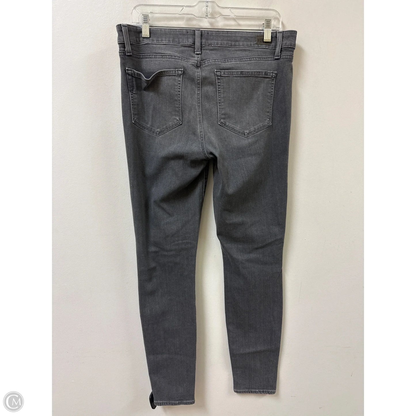 Jeans Skinny By Paige In Grey Denim, Size: 14
