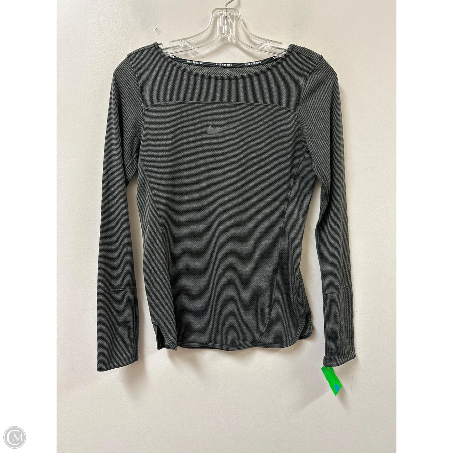 Athletic Top Long Sleeve Crewneck By Nike In Grey, Size: Xs