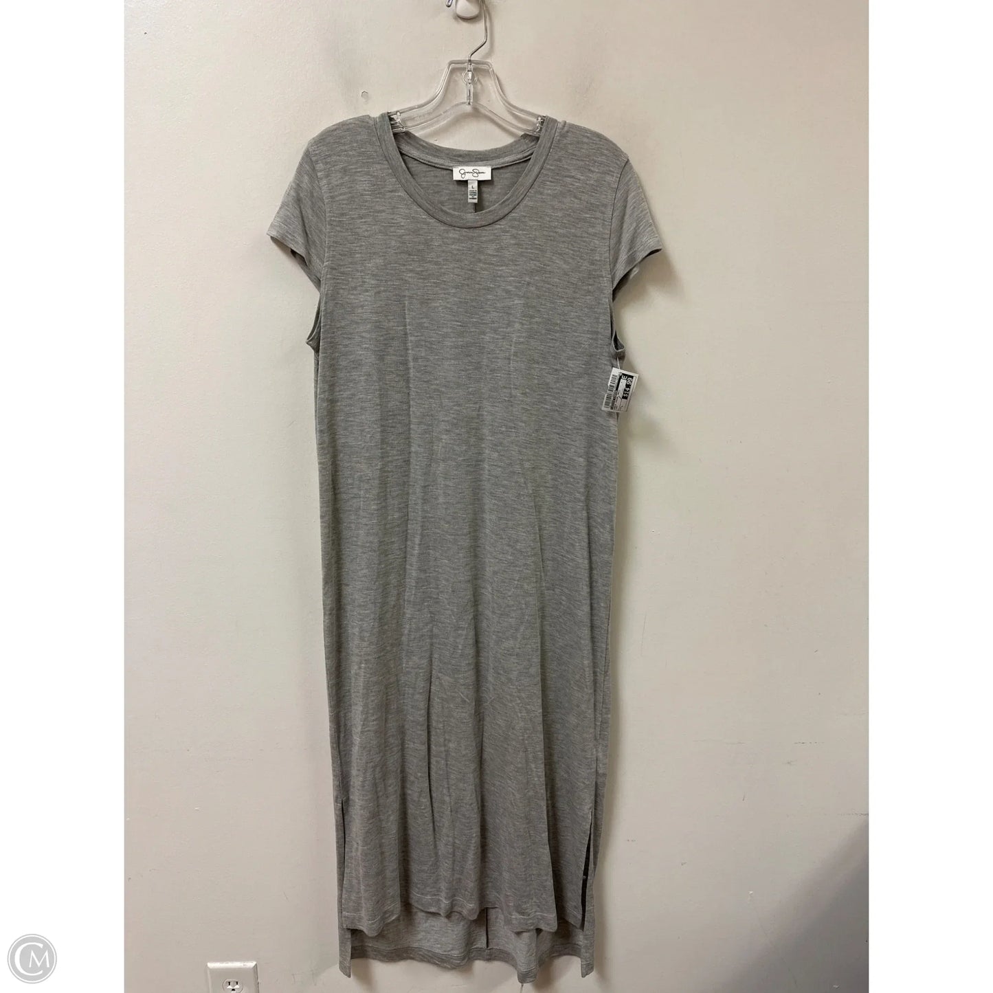 Dress Casual Maxi By Jessica Simpson In Grey, Size: L