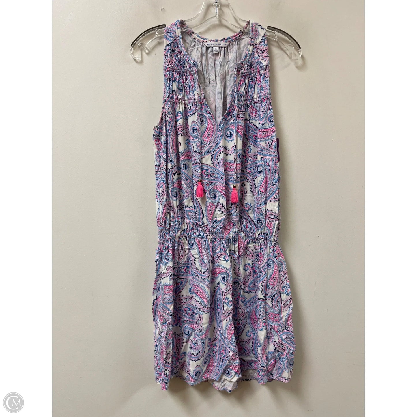Dress Casual Short By Southern Tide In Blue & Pink, Size: S