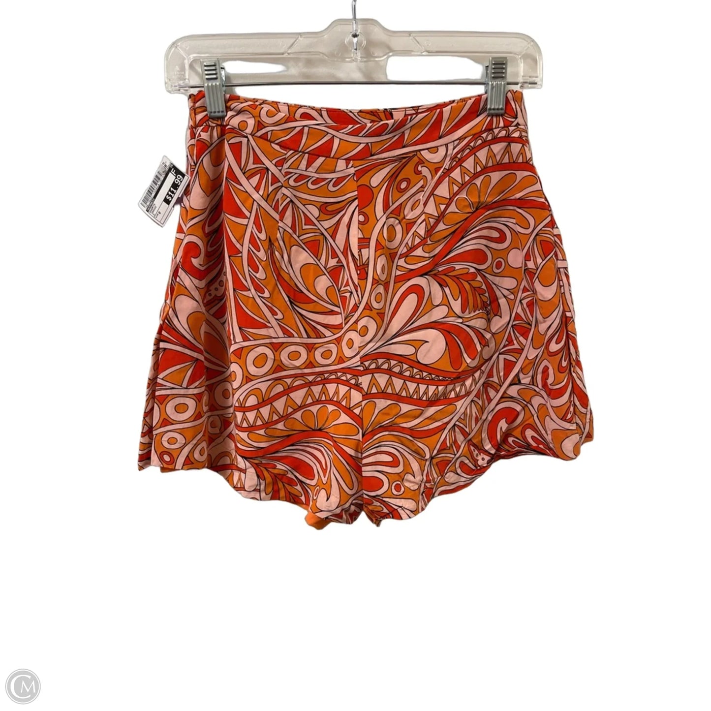 Shorts By Express In Orange, Size: 0