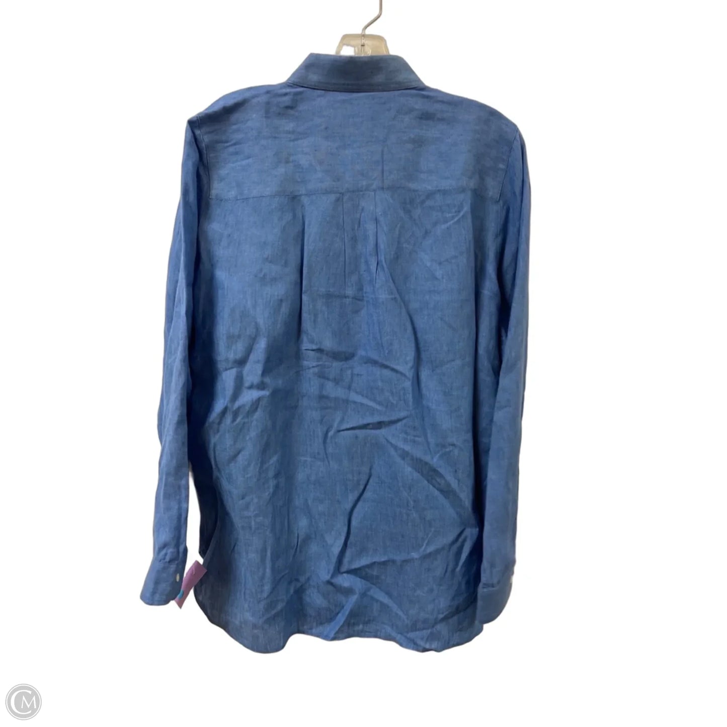 Blouse Long Sleeve By J Mclaughlin In Blue, Size: L