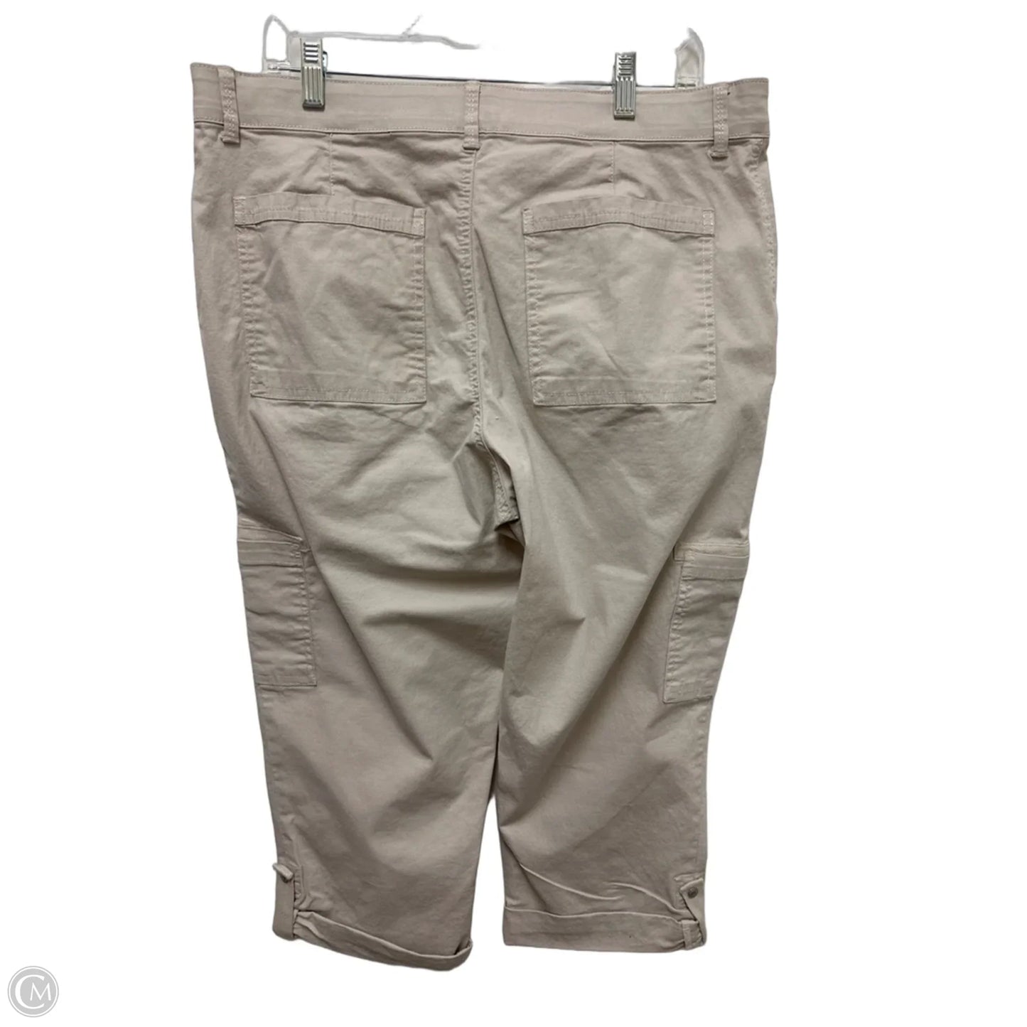 Pants Cargo & Utility By Gloria Vanderbilt In Cream, Size: 14
