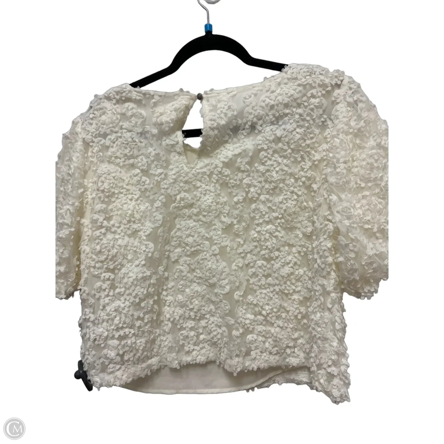 Top Short Sleeve By Maeve In White, Size: S