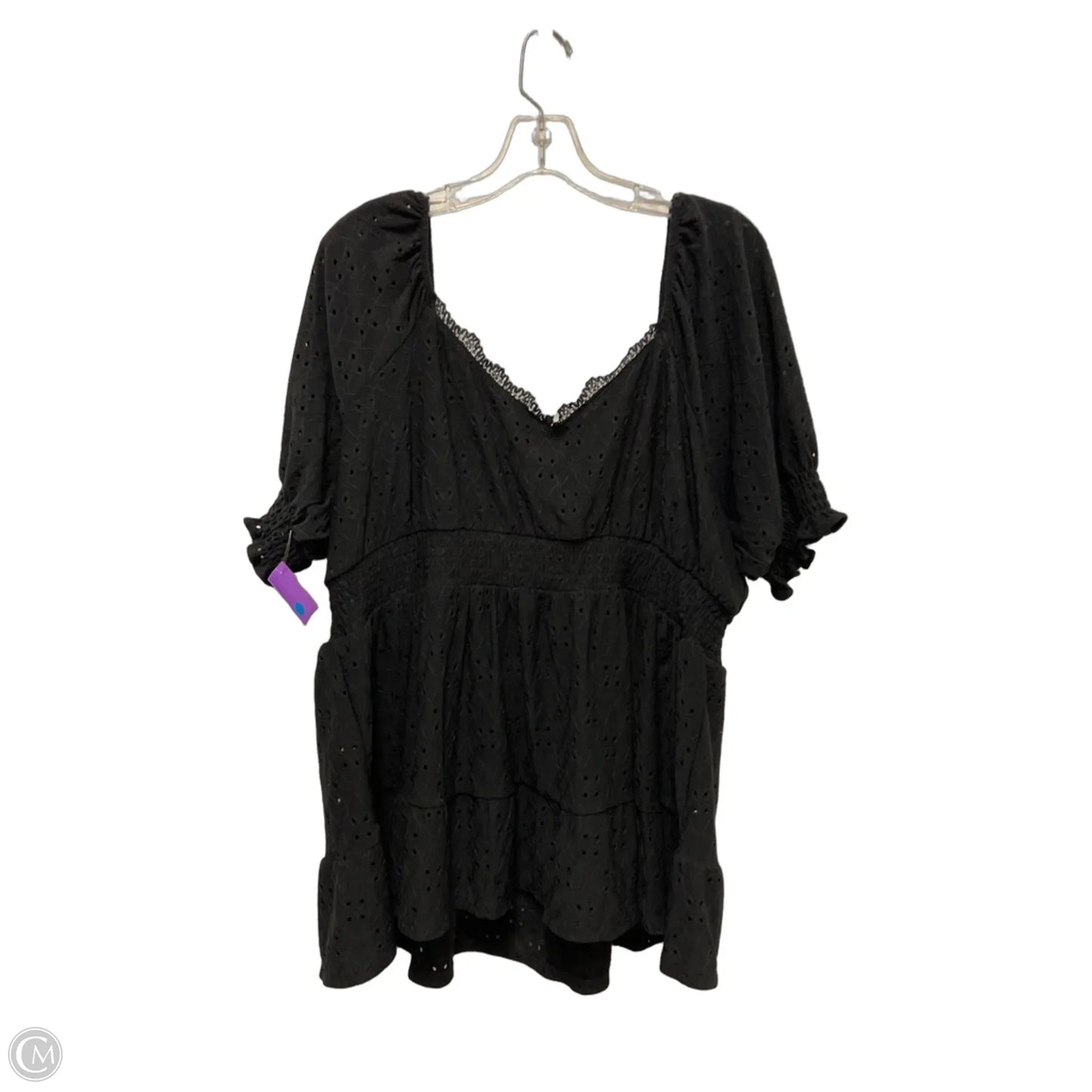 Top Long Sleeve By Torrid In Black, Size: 2x