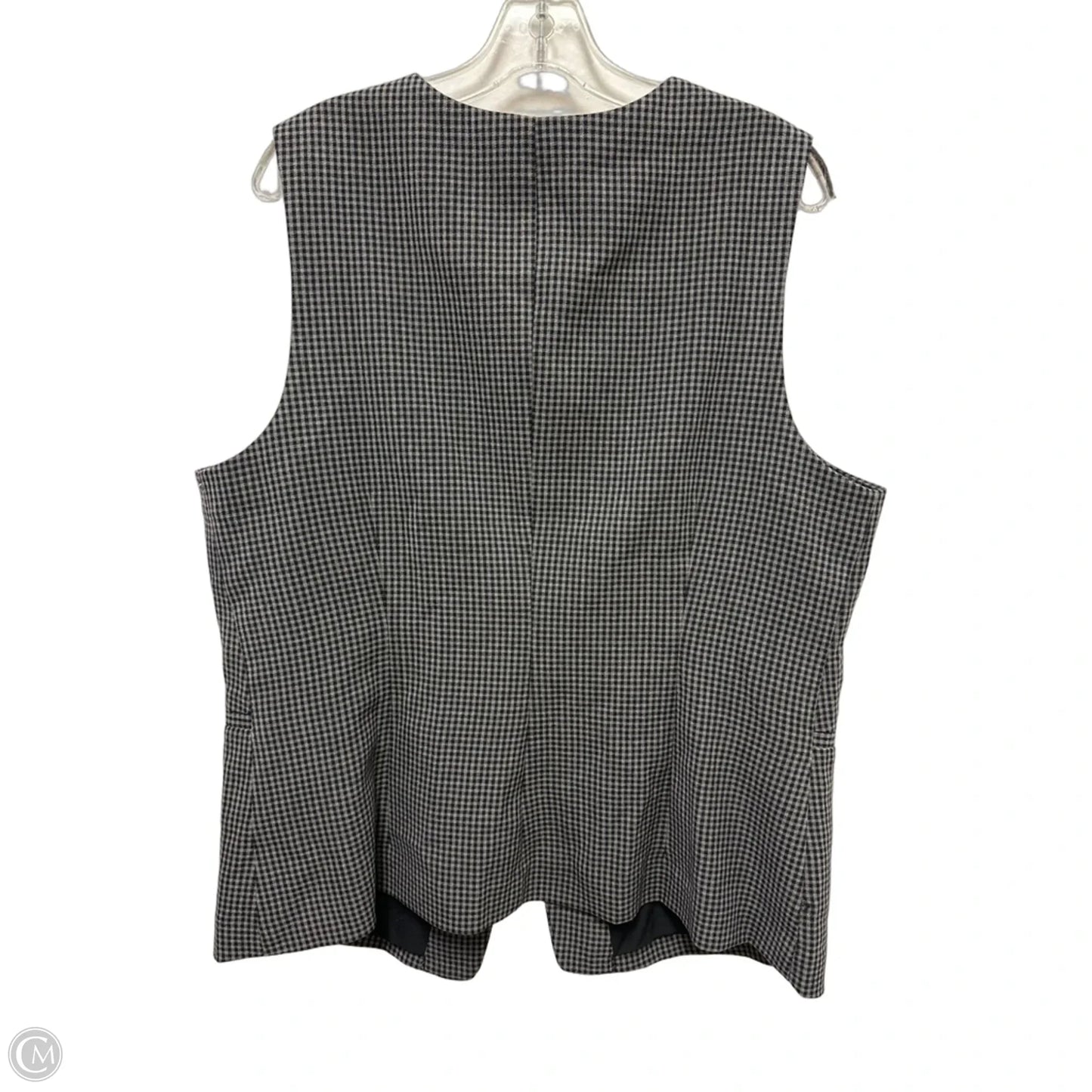 Vest Other By Gap In Black & Grey, Size: Xl