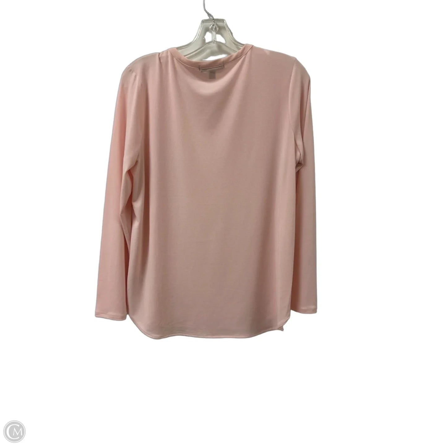 Top Long Sleeve By Banana Republic In Pink, Size: M