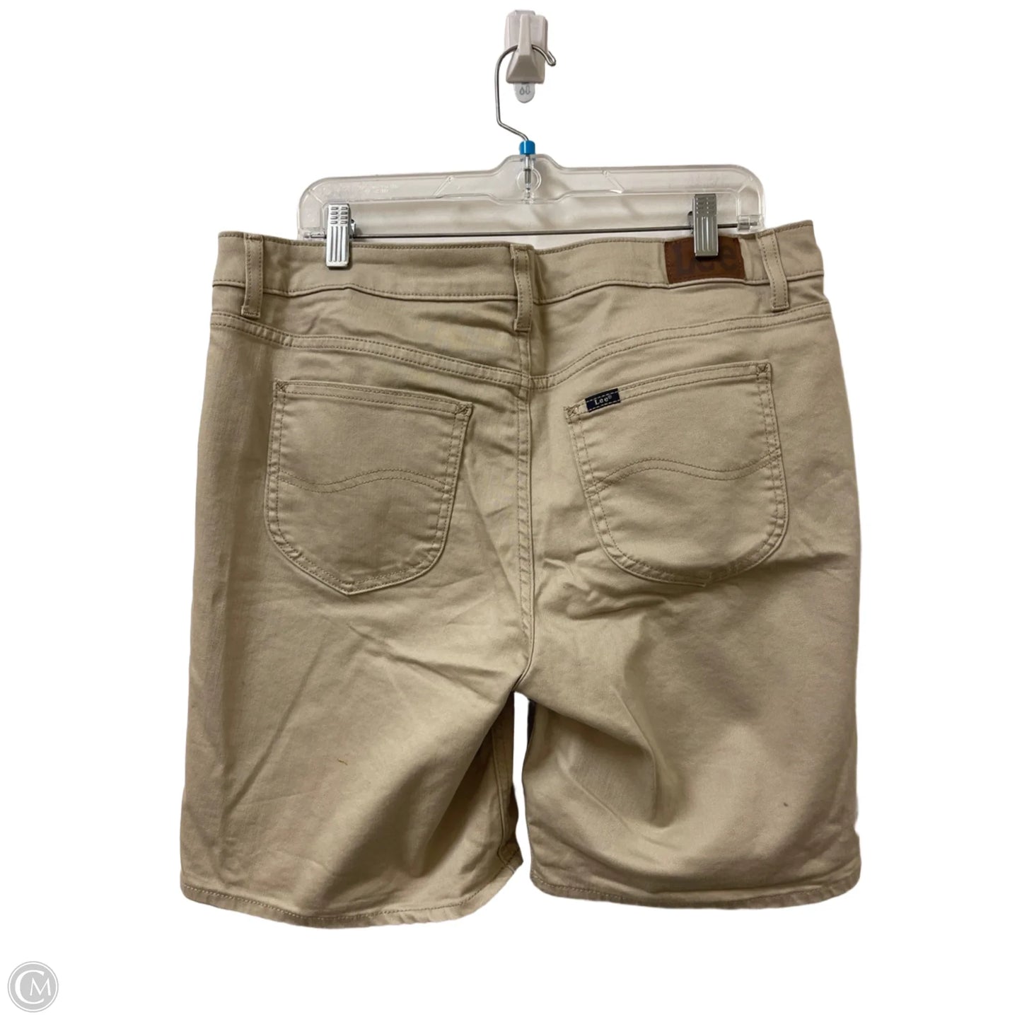 Shorts By Lee In Cream Denim, Size: 16