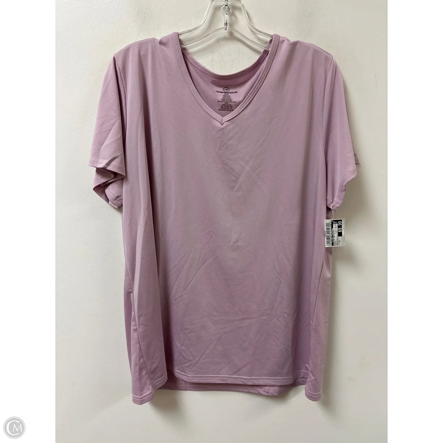 Athletic Top Short Sleeve By Clothes Mentor In Purple, Size: 2x