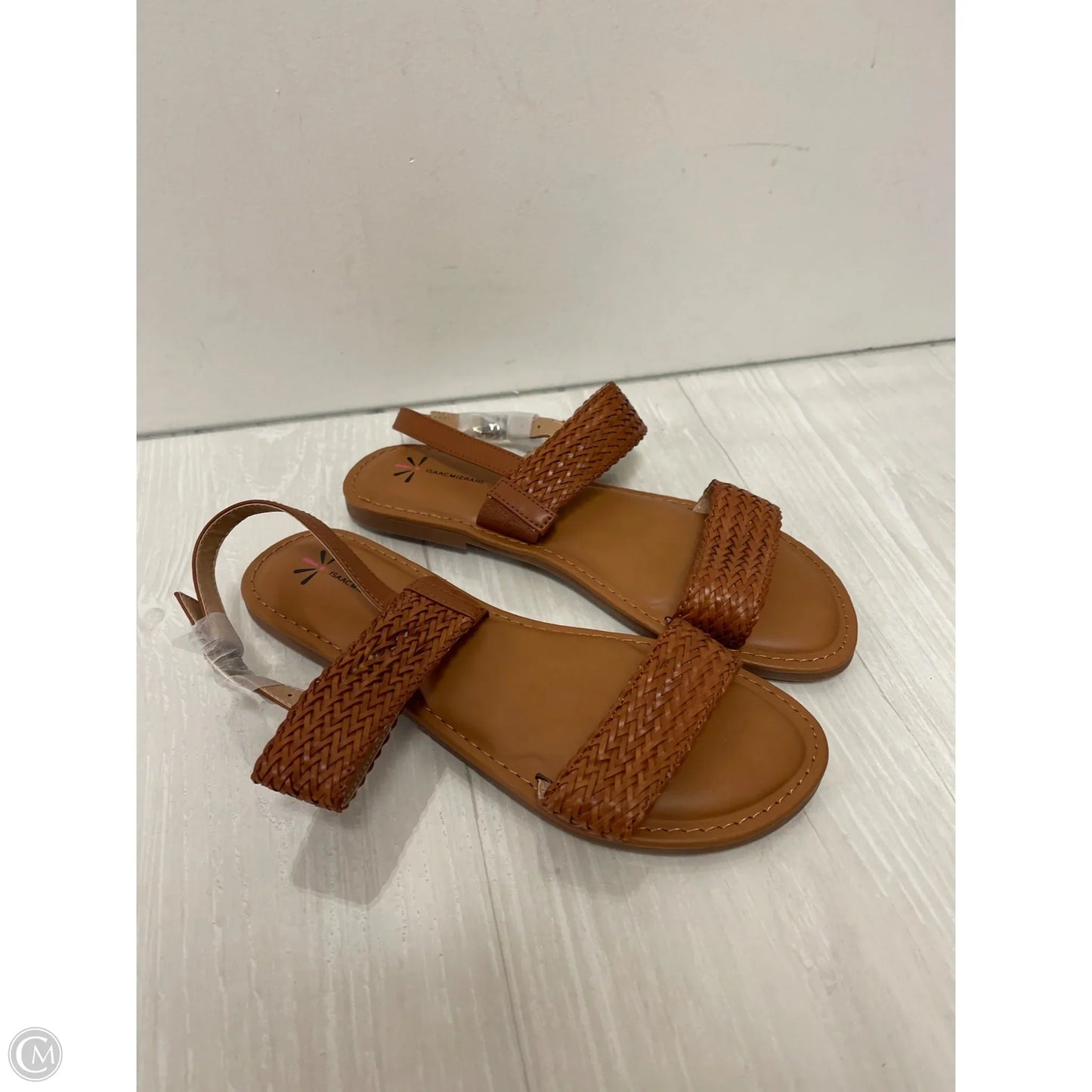 Sandals Flats By Isaac Mizrahi Live Qvc In Tan, Size: 7.5