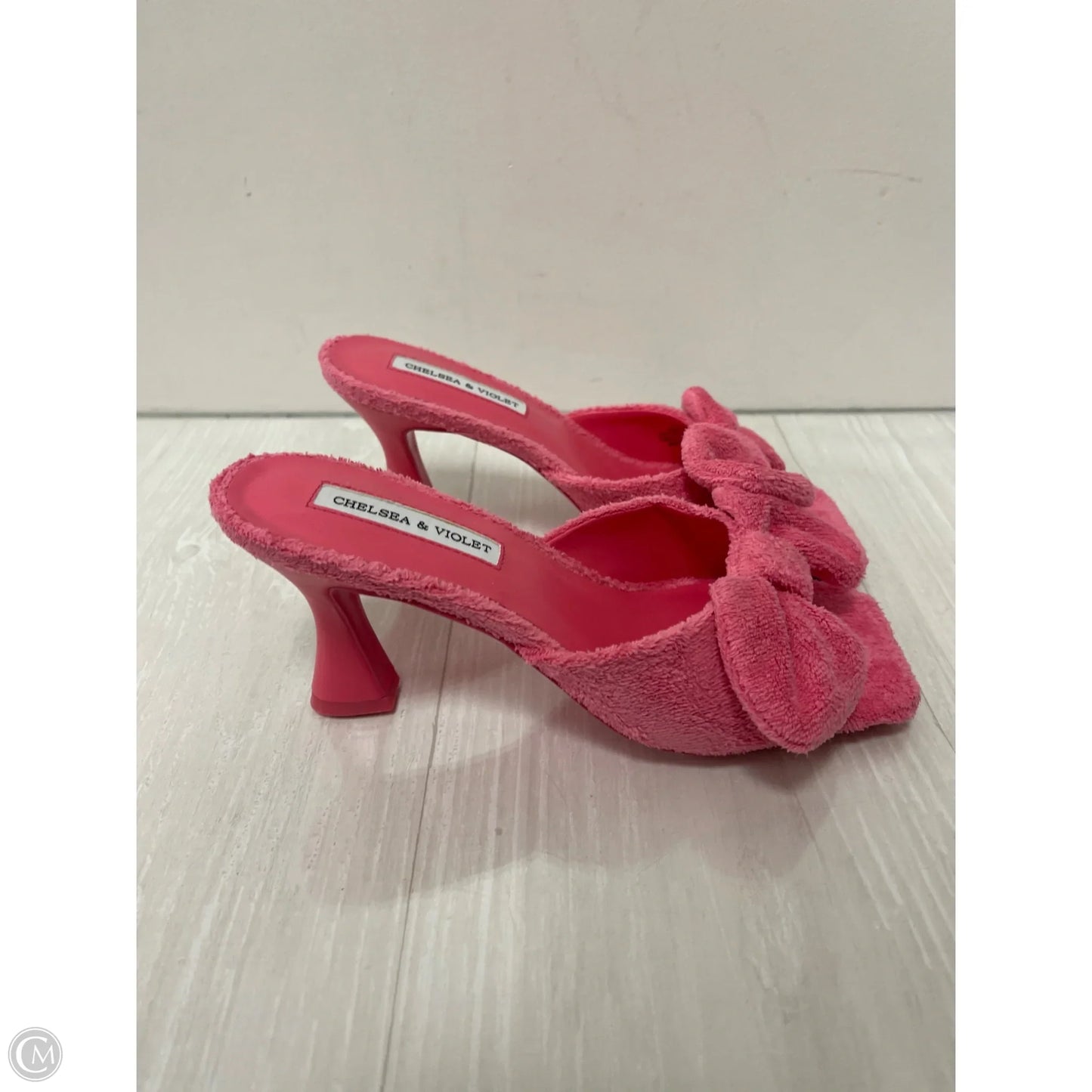 Sandals Heels Block By Chelsea And Violet In Pink, Size: 7.5